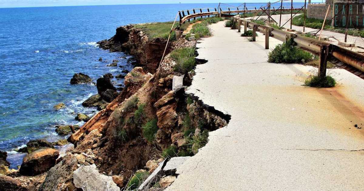 Bari, il dissesto della costa di Torre a Mare: �Se non si interviene croller� tutto�